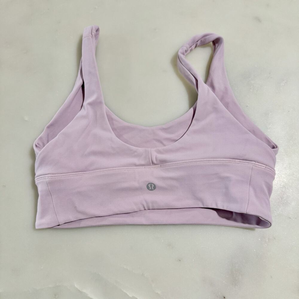 Lululemon Align Reversible Sports Bra Lavender Purple Light Support Size 8